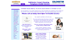 Desktop Screenshot of colchestercarpetcleaning.com